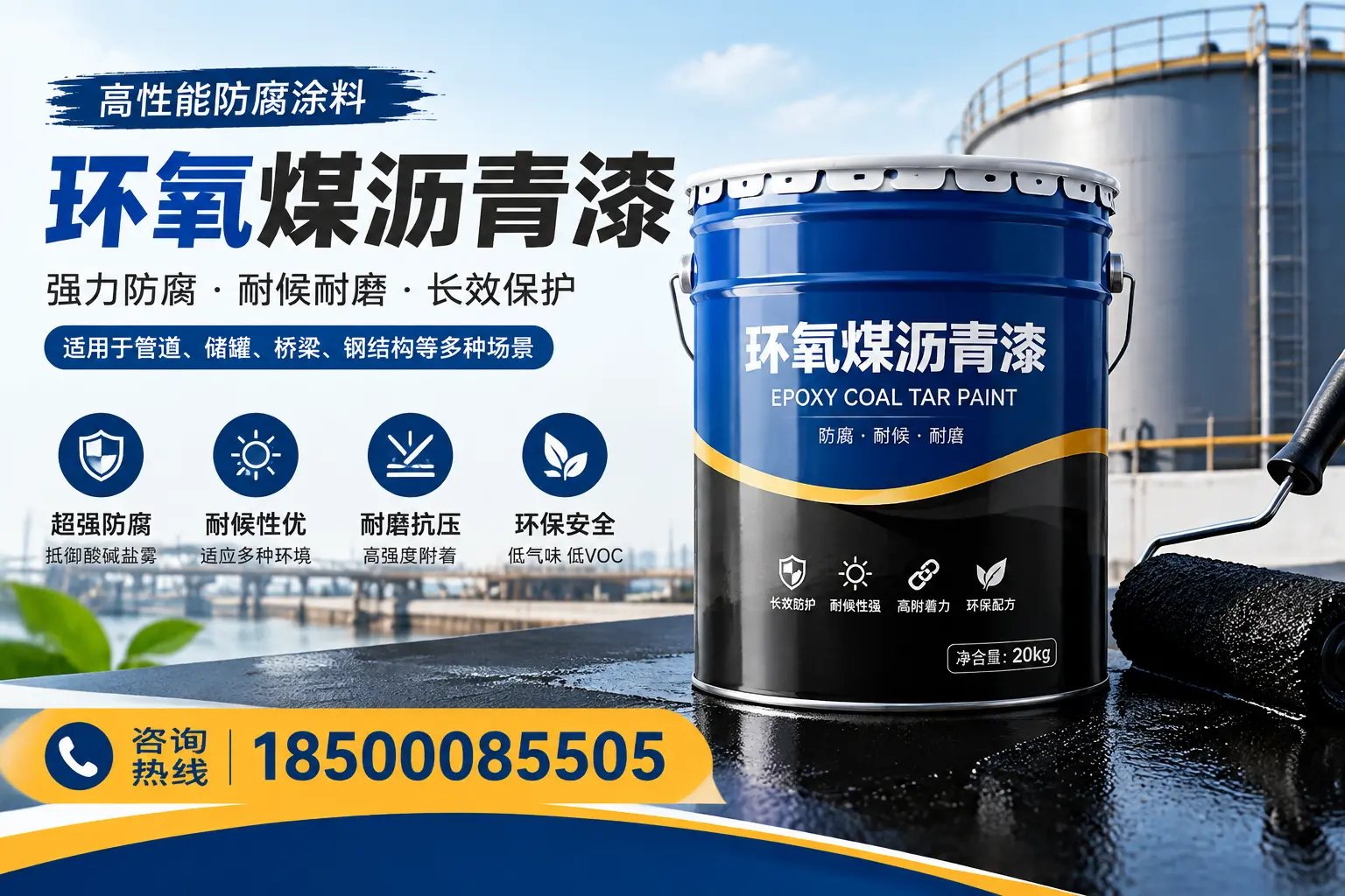 环氧煤沥青漆的施工步骤详解,晋中装修必备知识
